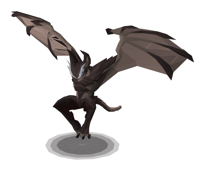 Xarpus with his broad wings raised